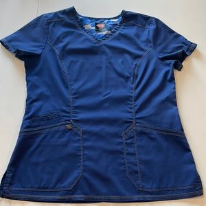 Women’s medium navy blue scrub top